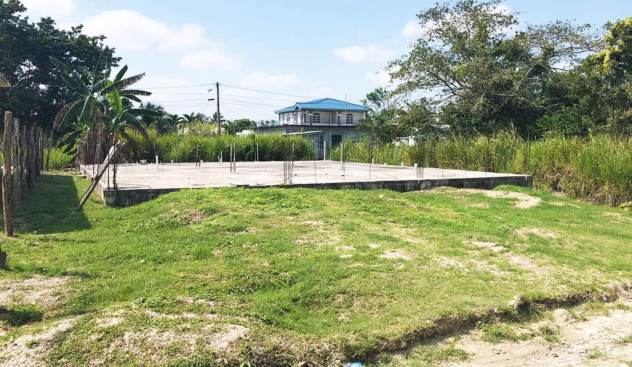 Residential Lot with Foundation in Orange Walk Town Belize
