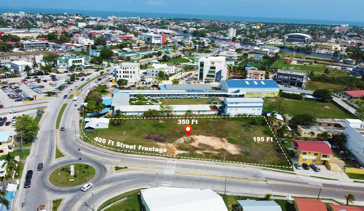 1.3 Acres Prime Commercial Property in Belize City