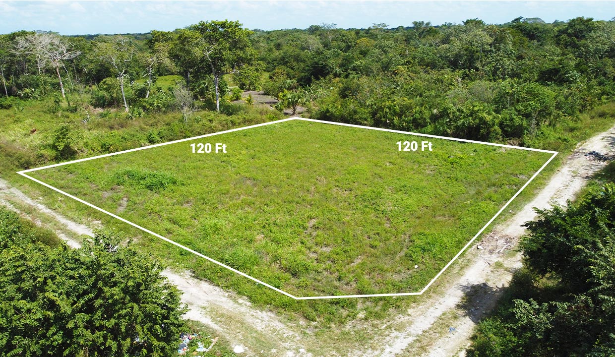 Large Residential Vacant Corner Lot Petville Orange Walk Belize