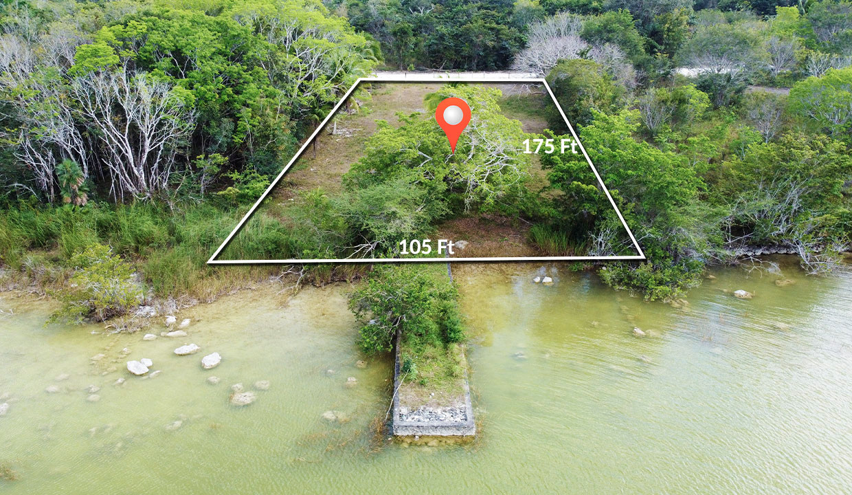0.41 Acre Lagoon Front Property Honeycamp Lagoon Orange Walk District Belize