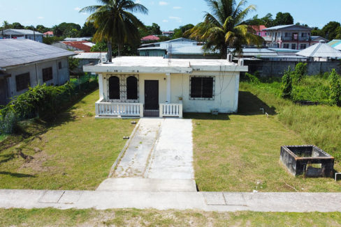 Concrete Bungalow Home Orange Walk Town Belize Real Estate for Sale