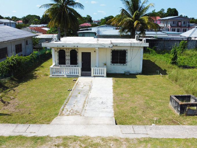 Concrete Bungalow Home Orange Walk Town Belize Real Estate for Sale