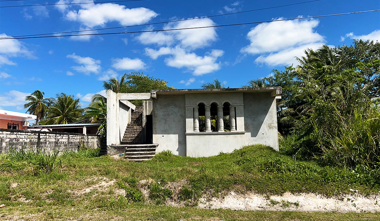 Incomplete House in Orange Walk Town Northern Belize