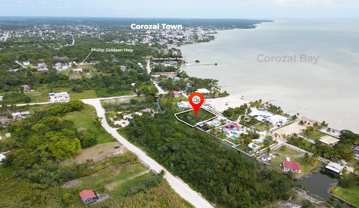 Canal Side Double Lot Corozal Town in Northern Belize