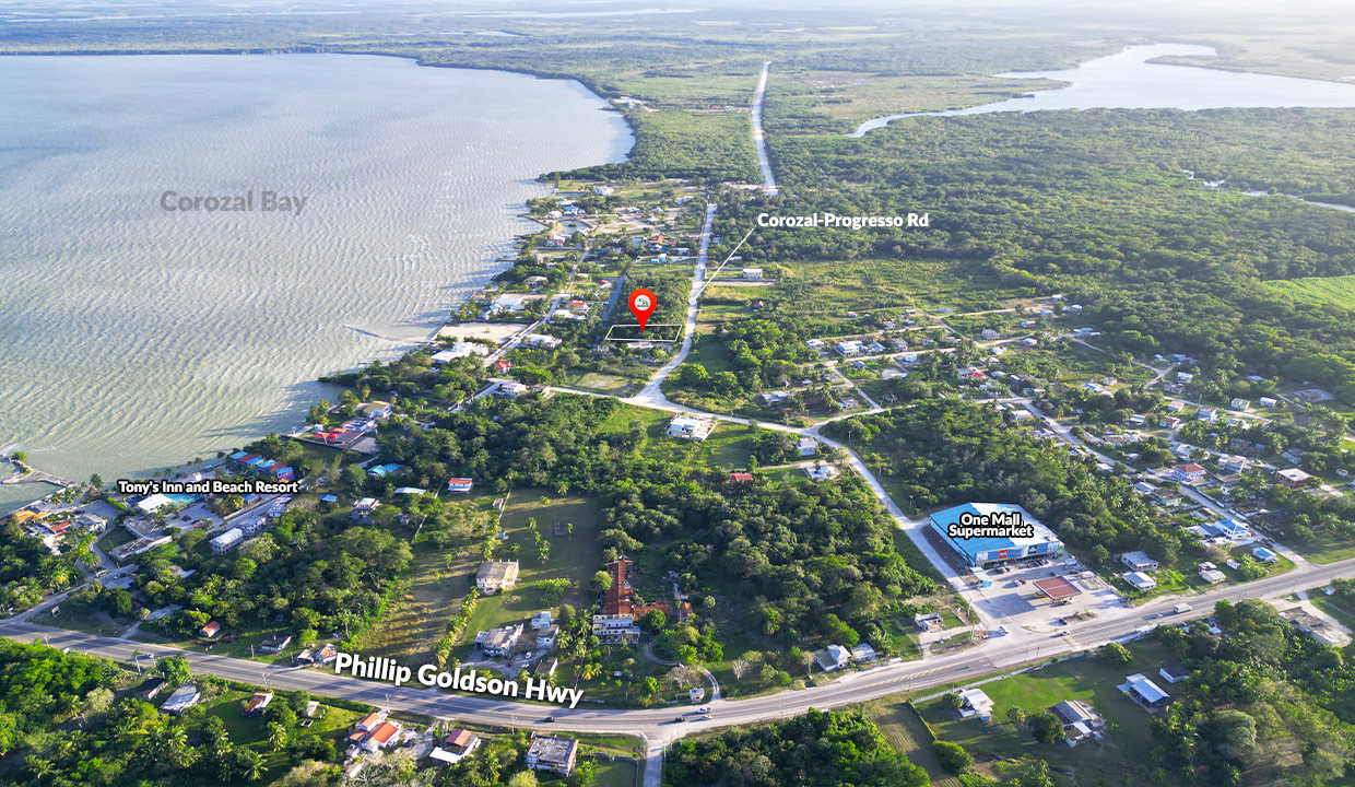 Canal Side Residential Lot Corozal Town in Northern Belize