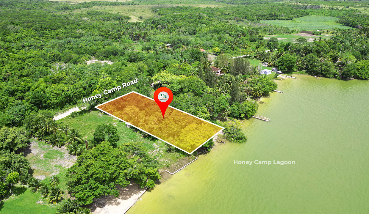 Honey Camp Lagoon Front Property Orange Walk District in Northern Belize