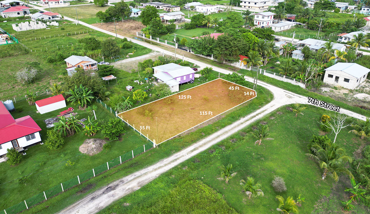 Residential Corner Lot in Pasadita Area Orange Walk Town in Northern Belize